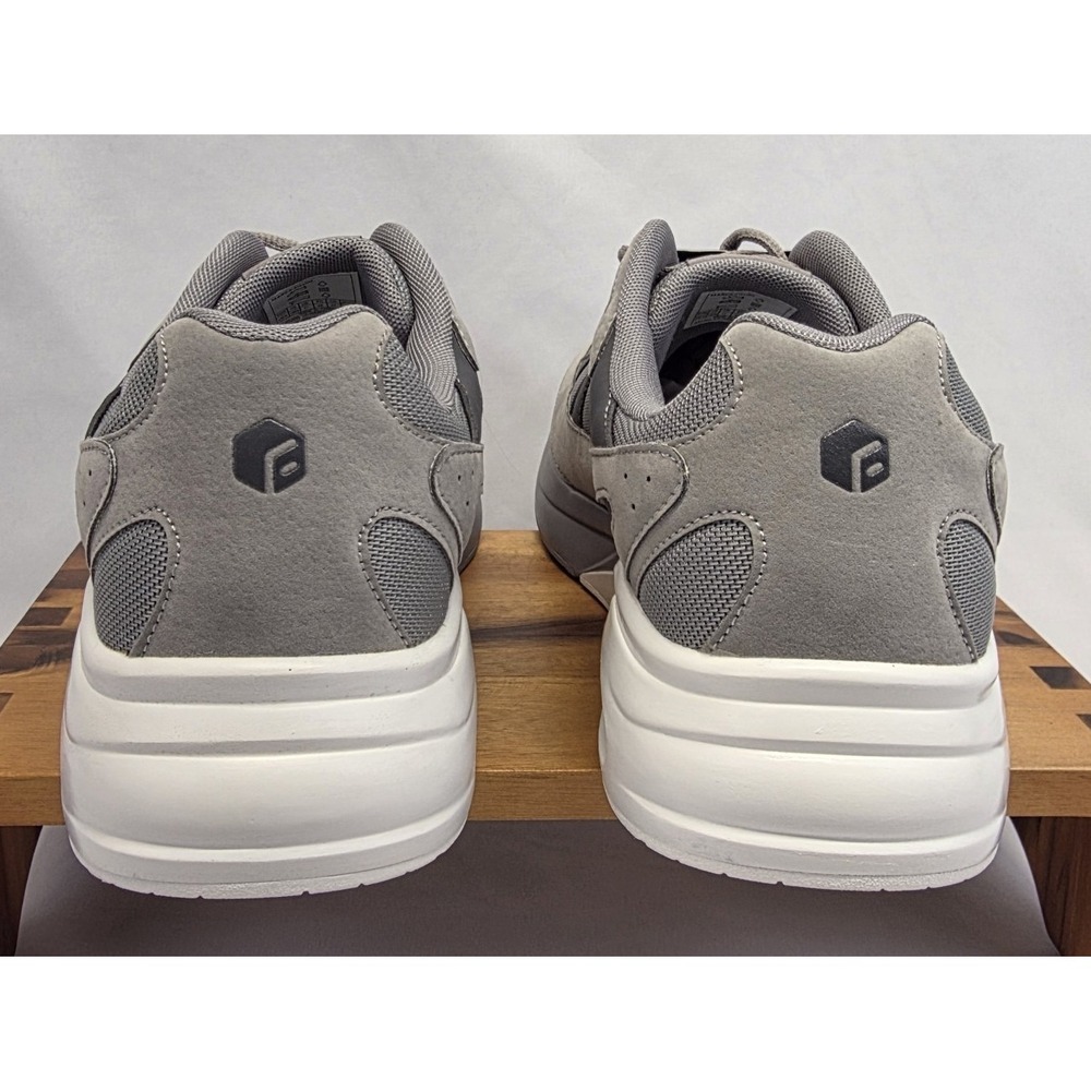 FitVille Marca Arch & Heel Support Wide EW Men's Size 12 White Gray AERAM - Picture 4 of 11